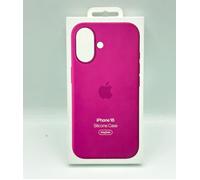 Genuine / Official Apple iPhone 16 Silicone Case / Cover - Fuchsia (Pink) - New