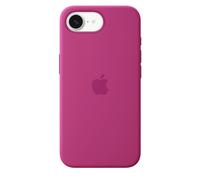 Genuine / Official Apple iPhone 16e & 17e Silicone Case / Cover Fuchsia (Pink)