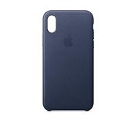 Genuine / Official Apple iPhone X Leather Case / Cover - Midnight Blue - New