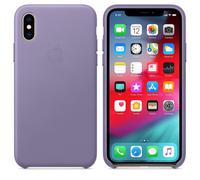 Genuine / Official Apple iPhone XS Leather Case / Cover - Lilac Purple - New
