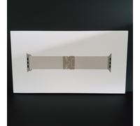 Genuine Official Apple Titanium Milanese Loop - Natural - 49mm - Large