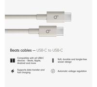 Genuine Official Beats USB-C to USB-C Cable 60W Woven Fast Charge All Colours