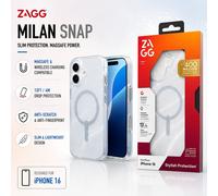 Genuine/Official (iPhone 16) Case, ZAGG Milan Snap MagSafe Shockproof Back Cover