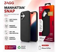 Genuine/Official (iPhone 16 PLUS) Case ZAGG Manhattan Snap MagSafe Magnet Cover