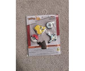 Genuine Official Pokémon Crocs Jibbitz Charms Elevated Croc Light Up 5 Pack RARE