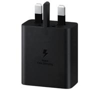 Samsung Galaxy Official 45W Super Fast Charger 2.0 (with USB-C to C Data Cable), Black