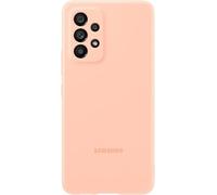 Genuine / Official Samsung Galaxy A53 5G Silicone Case / Cover - Peach (Orange)
