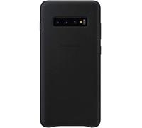 Genuine / Official Samsung Galaxy S10+ Plus Protective Leather Case - Black