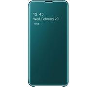 Genuine / Official Samsung Galaxy S10e Clear View Wallet Folio Case - Green