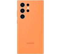 Genuine / Official Samsung Galaxy S23 Ultra Silicone Case / Cover - Orange - New