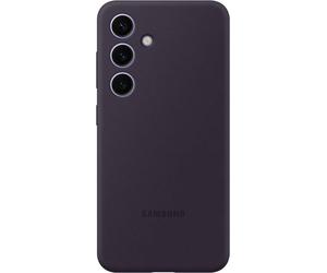Genuine / Official Samsung Galaxy S24 Silicone Case / Cover - Dark Violet - New