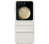Genuine / Official Samsung Galaxy Z Flip5 Flap Eco-Leather Case - Cream (White)