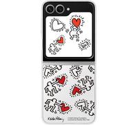Genuine / Official Samsung Galaxy Z Flip6 Keith Haring Flipsuit Flip Case Clear