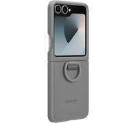 Genuine Official Samsung Galaxy Z Flip6 & Flip7 FE Silicone Case with Ring Grey
