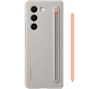 Genuine / Official Samsung Galaxy Z Fold5 S-Pen Case / Cover - Sand (Grey) - New