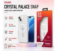 Genuine/Official ZAGG (iPhone 15 Plus) Case, Crystal Palace Snap, MagSafe Cover
