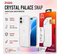 ZAGG Cases Crystal Palace Snap Apple iPhone 16 Plus Clear
