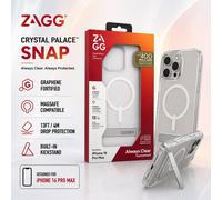 Genuine/Official ZAGG (iPhone 16 PRO MAX) Case Crystal Palace Snap MagSafe Cover