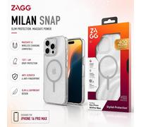 Genuine/Official ZAGG (iPhone 16 PRO MAX) Case Milan Snap Magnetic MagSafe Cover