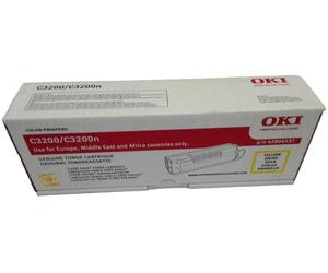 Genuine OKI 42804537 Yellow Toner C3200 /C3200n Boxed 3000 pages