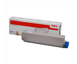 Genuine Oki 44844615 C822 Cyan Toner Cartridge A- VAT Inc