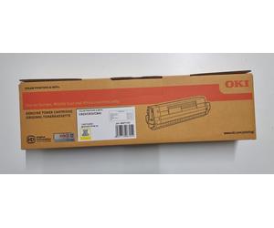 Genuine Oki 46471101 Yellow Toner Cartridge, For Printers & MFP's C823/C833/C843