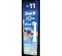 Genuine Oral-B iO Kids Disney Stitch Toothbrush Heads 2 Pack. New/Sealed.