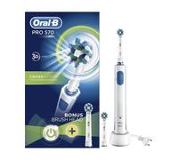 Genuine Oral B Pro 570 Electric Toothbrush Braun Cross Action With 2 Refill Head