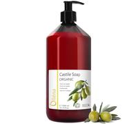 Genuine ORGANIC CASTILE SOAP based solely on Olive Oil, removes blackheads, facial, hand, body cleansing gel, hair, kitchen, clothes 1000 ml 35.19 fl oz