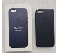 Genuine Original Apple iPhone 5 5S SE (2016) Leather Case - Midnight Blue