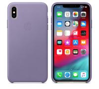 Genuine / Original Apple iPhone XS Max Leather Case - Lilac Purple - New