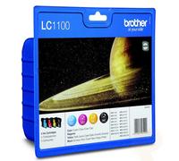 Brother LC1100VALBP ink cartridge 4 pc(s) Original Black, Cyan, Magenta, Yellow
