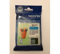 Genuine Original Brother LC3217 Cyan Printer Inkjet Cartridge, Pencil Pot - 2026