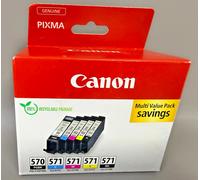 Canon 0372C006 ink cartridge 5 pc(s) Original Black, Cyan, Magenta, Yellow