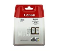 Genuine Original Canon PG545 Black & CL546 Colour Ink Cartridge For PIXMA MG2450