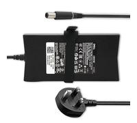 GENUINE Original DELL 130W Latitude XPS PA-4E AC Adapter Charger & UK Mains Power Cable P/Ns : JU012, CM161, Updated SLIM version of PA-13 AC Adapter, for XPS M1210, M1330, M140, M1530, M1710