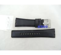 Genuine ORIGINAL DIESEL DZ 4113 Black leather strap band 25 mm