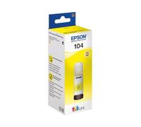 Genuine Original Epson 104 Yellow EcoTank Ink Bottle 65ml Sealed 2026 C13T00P440