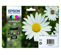 4x Original Epson 18 Ink Cartridges XP102 XP202 XP212 XP215 XP302 XP305 Home