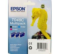 Genuine Original Epson T0481 T0482 T0483 Black Cyan Magenta Ink Cartridges