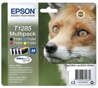 Epson Fox Multipack 4-colours T1285 DURABrite Ultra Ink