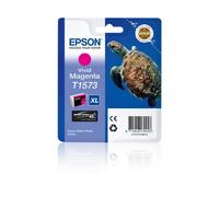 Genuine Original Epson T1573 Vivid Magenta Ink Cartridge C13T15734010 Turtle
