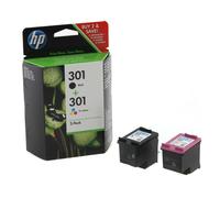 GENUINE ORIGINAL HP 301 CH561EE BLACK AND HP 301 CH562EE COLOUR INK CARTRIDGES