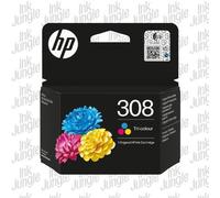 HP 308 Tri-color Original Ink Cartridge