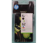HP 62 2-pack Black/Tri-color Original Ink Cartridges