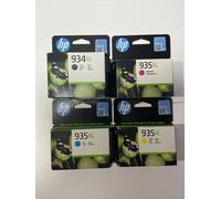 Genuine Original HP 934XL 935XL 4-Pack X4E14AE Printer Ink Cartridge 2021-No Box