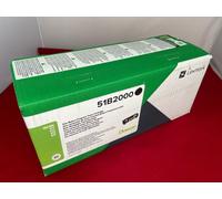 Genuine original Lexmark 51B2000 Black Laser Printer Toner 2500 pages