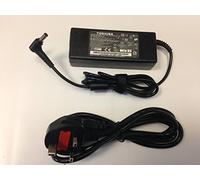 Genuine Original OEM Toshiba Satellite/ Pro/ Equium C45 C50 C55 C55T C640 C650 C650D C655 C655D C660 C665 C675 C675D C70 C70D C75 C75D C840 C850 C850D C855 C855D C870 C870D C875 C875D; A100 A105 A110 A135 A200 A205 A210 A215 A30 A300 A305 A500 A505 A60 A65 A660 A665 A70 A75; L100 L30 L300 L305 L355 L40 L400 L45 L450 L455 L50 L500 L505 L55 L550 L555 L635 L655 L675 L70 L745 L75 L750 L755, fits ADP-90FD A, ADP-90FD B, PA5035E-1AC3, PA5035U-1ACA Adaptor Charger With UK Power Cable 19V 4.74A 90W
