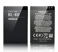 Genuine Original Replacement Rechargeable Nokia Microsoft Battery Akku BL-4U 1110mAh 3.7V 4.1Wh For 5530 5730 6216 ASHA 300 6600 6600i SLIDE 8800 3120 6212 (BULK PACKAGING)