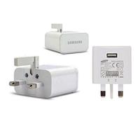 Genuine Original Samsung EP-TA200 / EP-TA20 Adaptive Fast Charging Adaptive UK Wall Plug (White Charger ONLY)